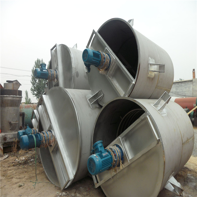 廊坊轉(zhuǎn)讓全不銹鋼攪拌釜二手價格_二手反應釜-梁山縣誠達二手化工設(shè)備